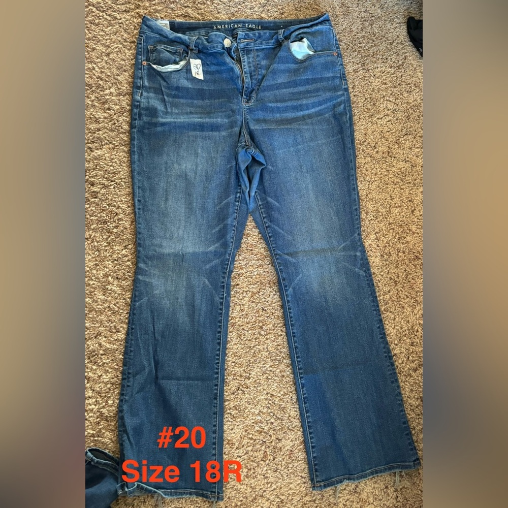 American Eagle Outfitters Blue Flare Jeans